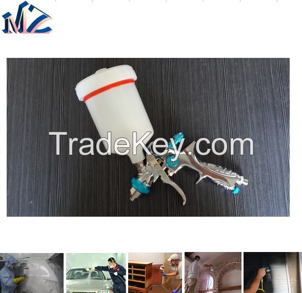 Hot Sale HVLP Spray Gun With Plastic Gravity Cup