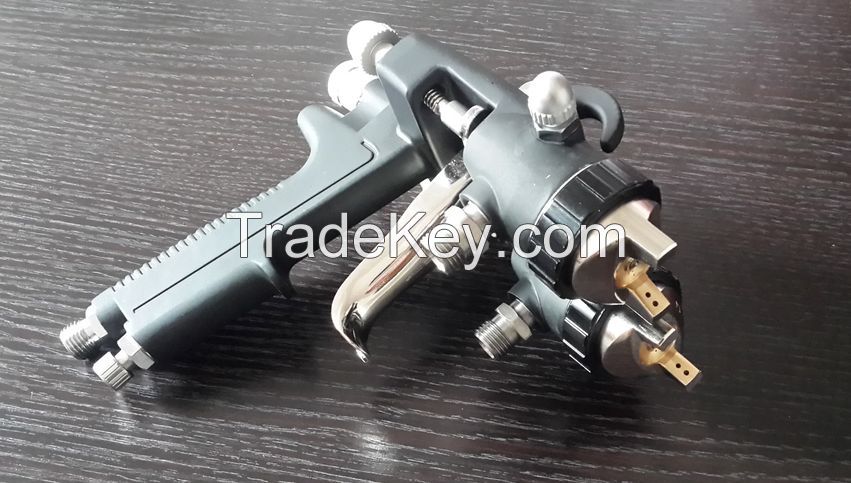 One Body Aluminum Double Nozzle Spray Gun Pistola