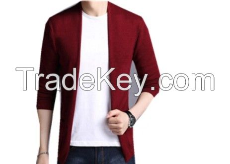 Men's Merino wool elegant and fitting cardigans