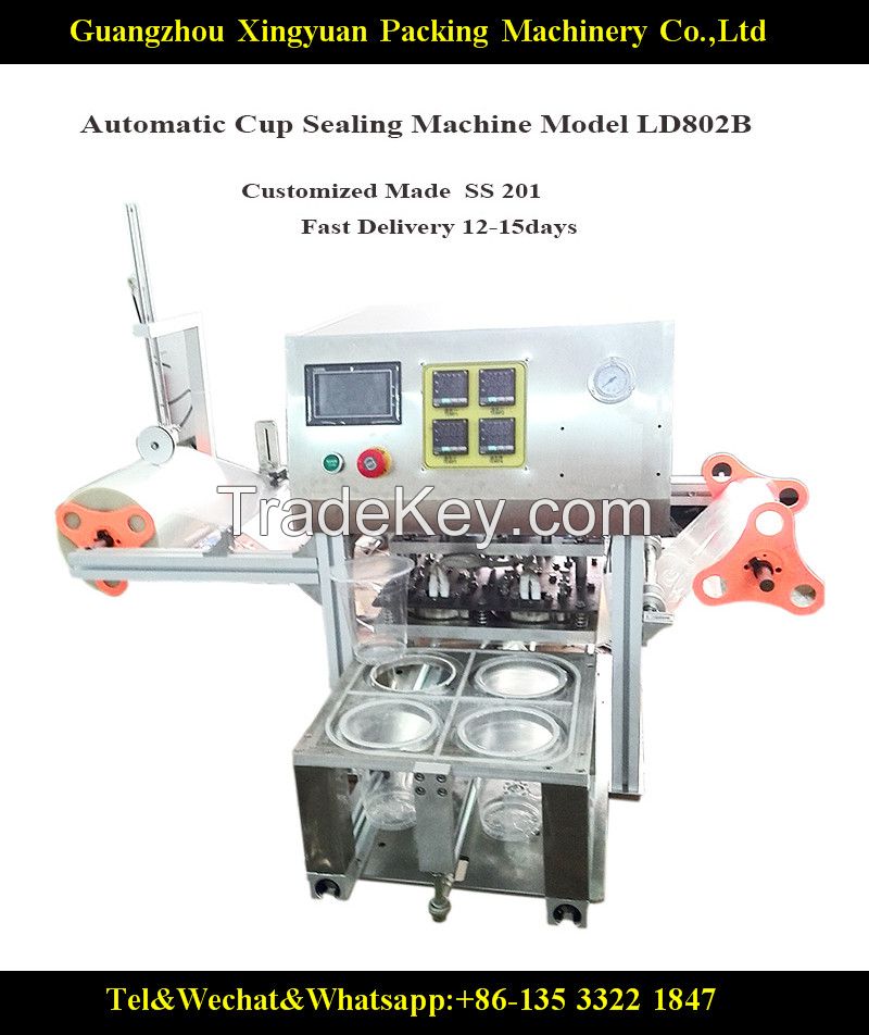 Desktop Automatic Plastic Cup/bowl Sealing Machine