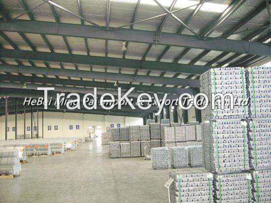 High Grade Zinc Ingot 99.995%