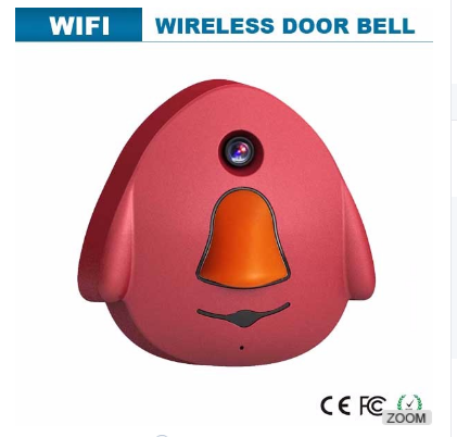 built-in microphone and speaker video mobile phone wireless doorbell