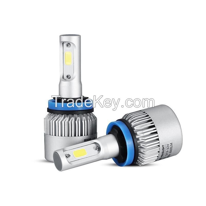 2016 New Technology COB chip Automotive Dual Beam H4 Car LED Headlight