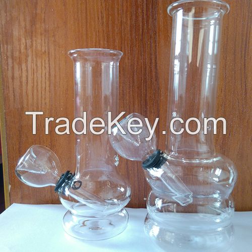 Glass waterpipe smoking set