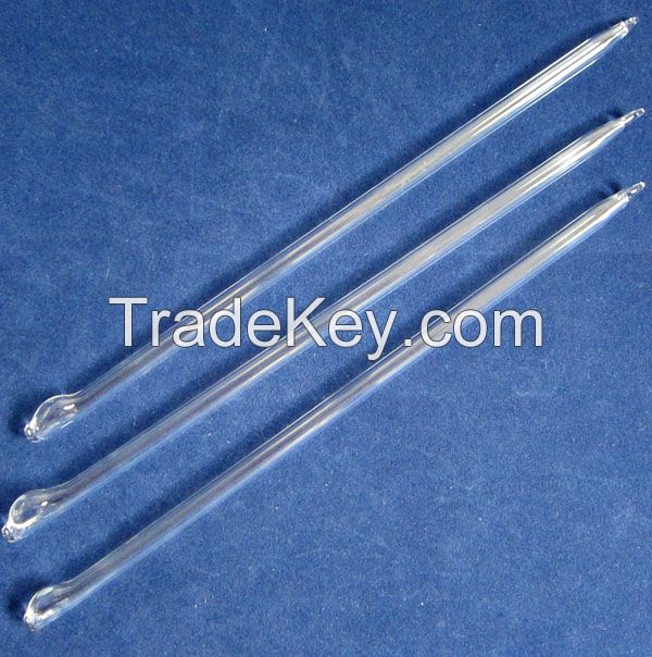 Iron liquid sampler vacuum sampling quartz glass tube