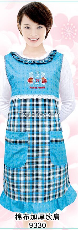 Hot Sale Cheap Wholesale Design Cotton Kitchen Aprons / Cooking Apron