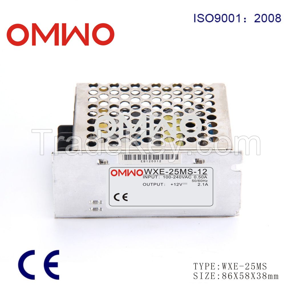 25W Single Output switching power supply WXE-25MS-12