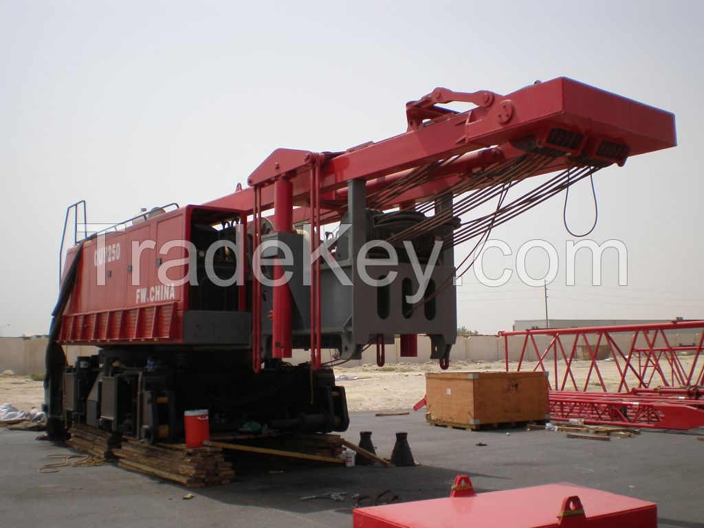 FUSHUN CRAWLER CRANE 250 Ton 