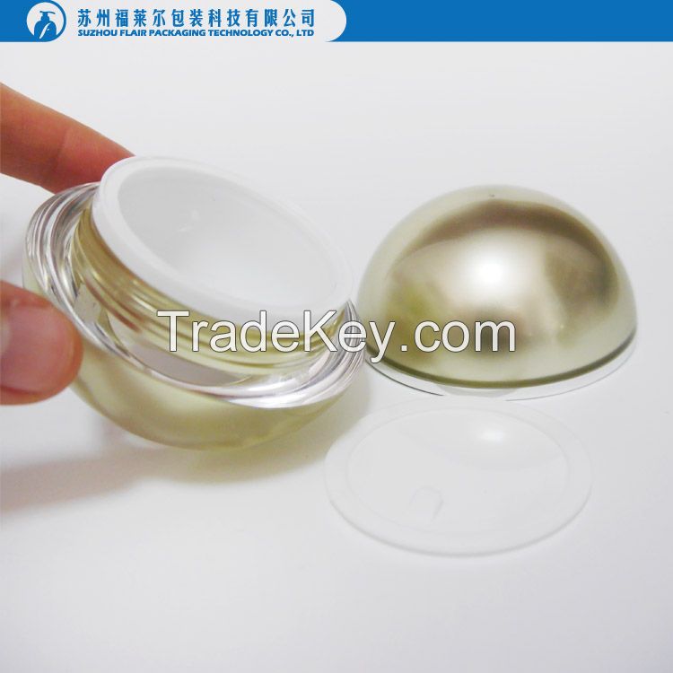 Acrylic cosmetic lotion jar