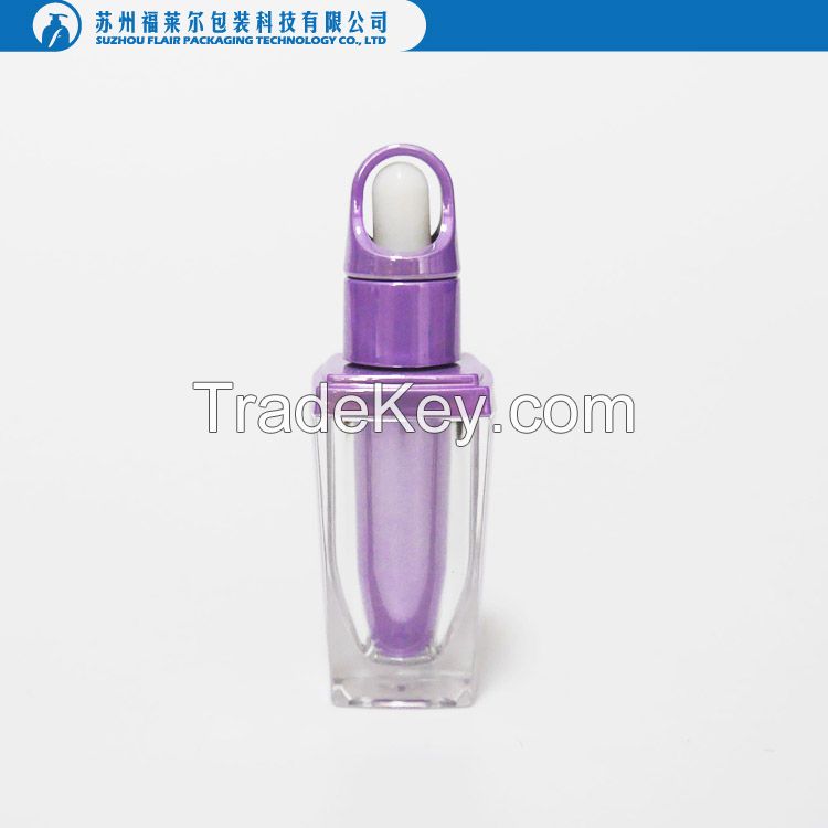 Skin care plastic cosmetic dropper bottle