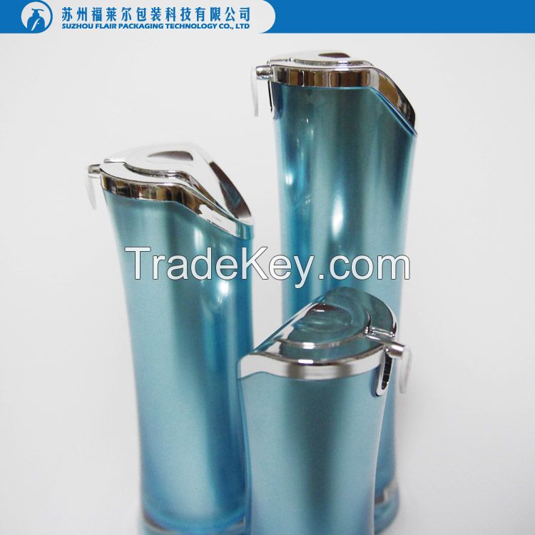 Acrylic empty luxury cosmetic bottle