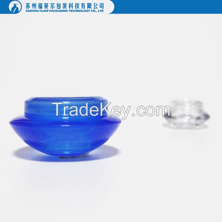 Plastic diamond eye cream jar