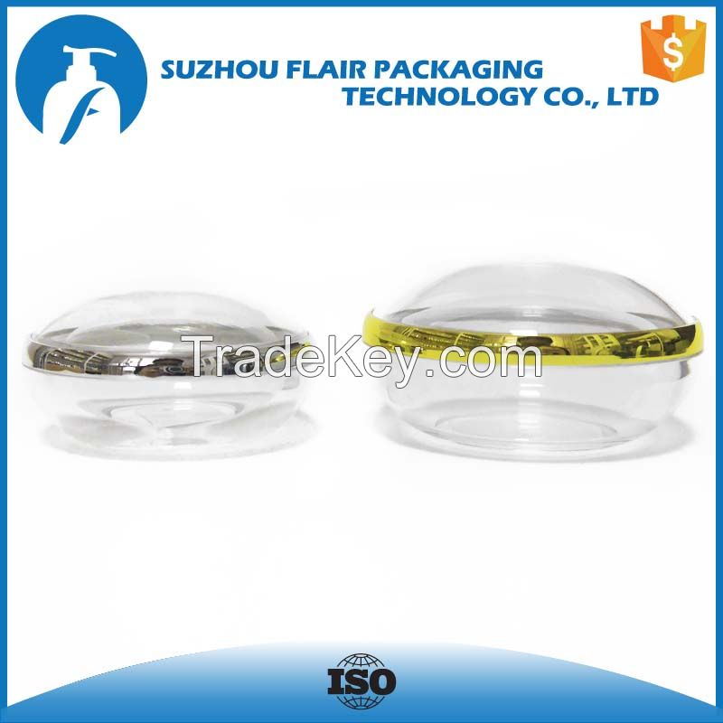 50ml 80ml clear plastic jar for cosmetic