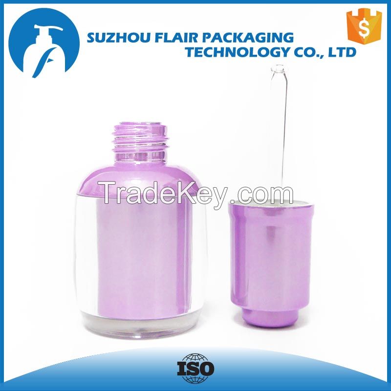 Plastic empty dropper bottle