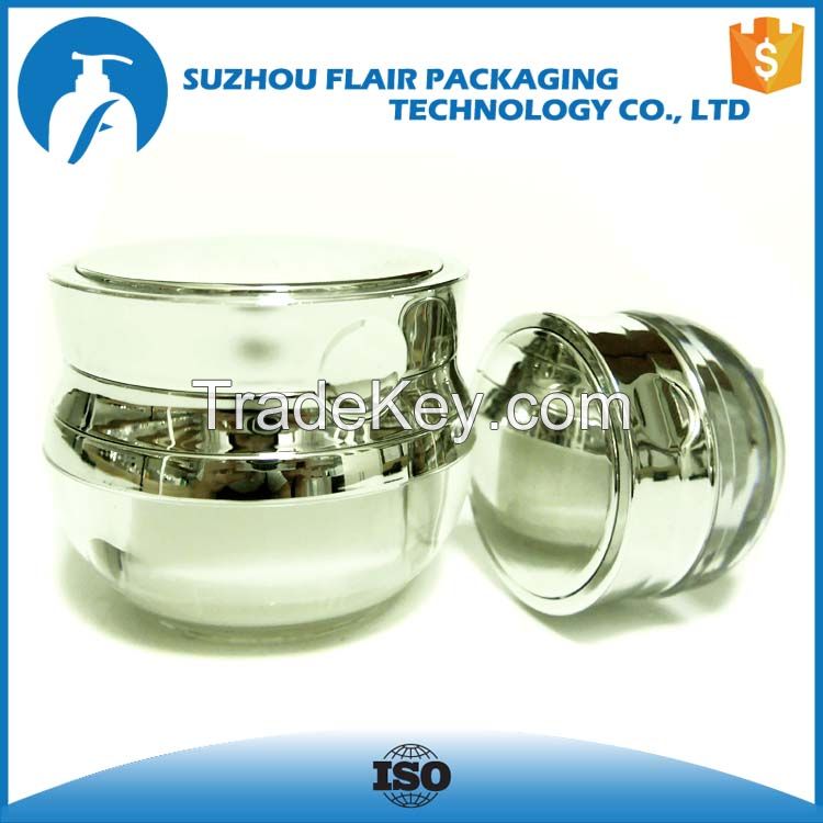 10ml 30ml 50ml empty cosmetic jars plastic for sale