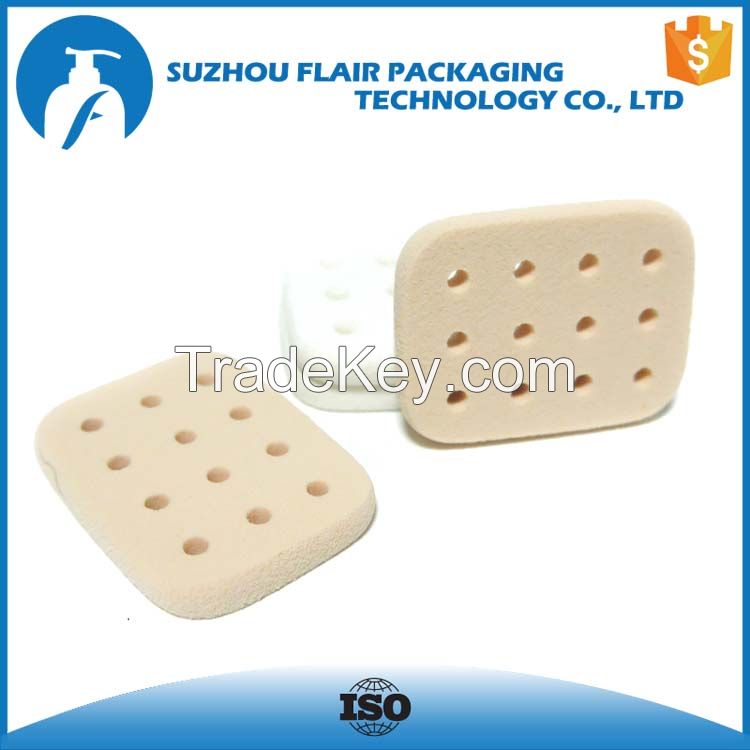 square shape cosmetic powder puff