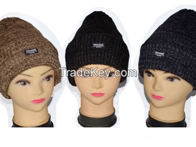 Knitted hats,100% acrylic winter hat and cap for girls