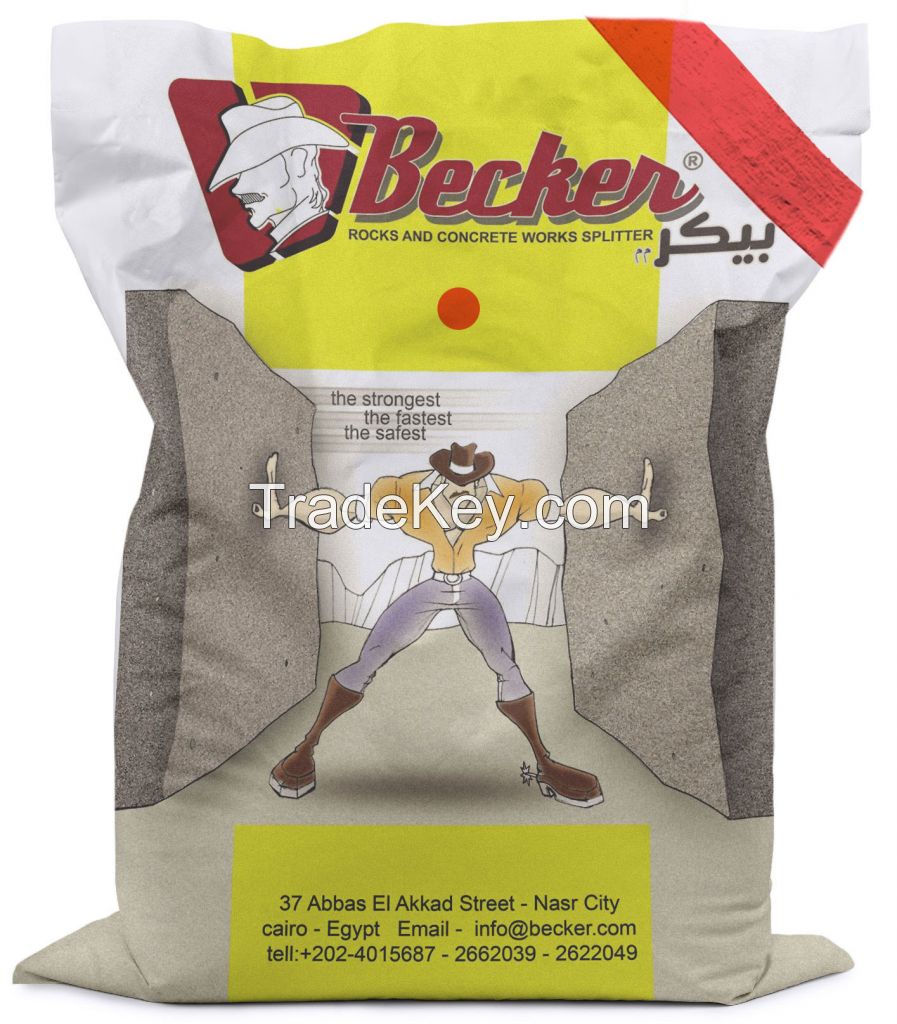 BeckerÂ® nonexplosive demolition agent