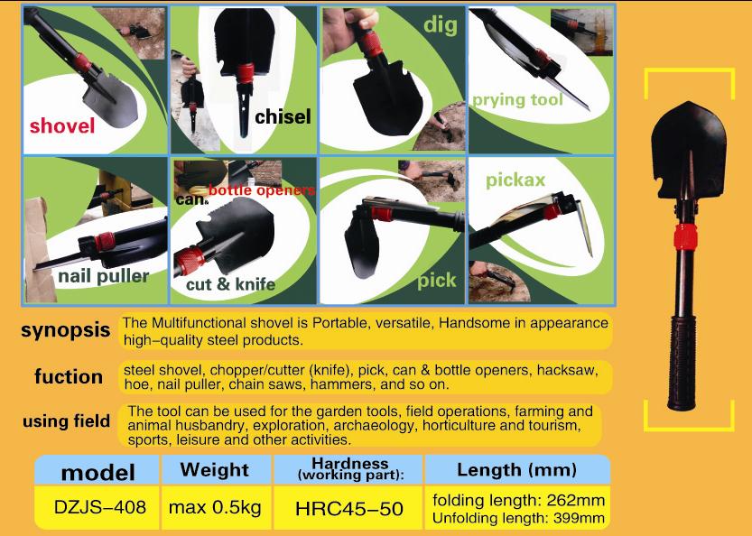 Multifunctional shovel