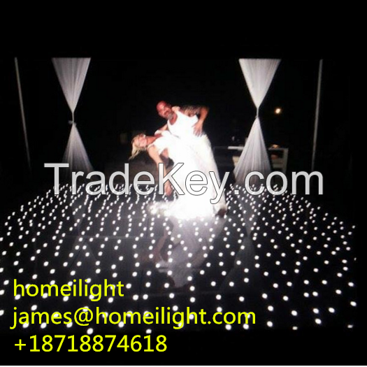 12ft*12ft LED starlit dance floor for wedding LED dancing floor