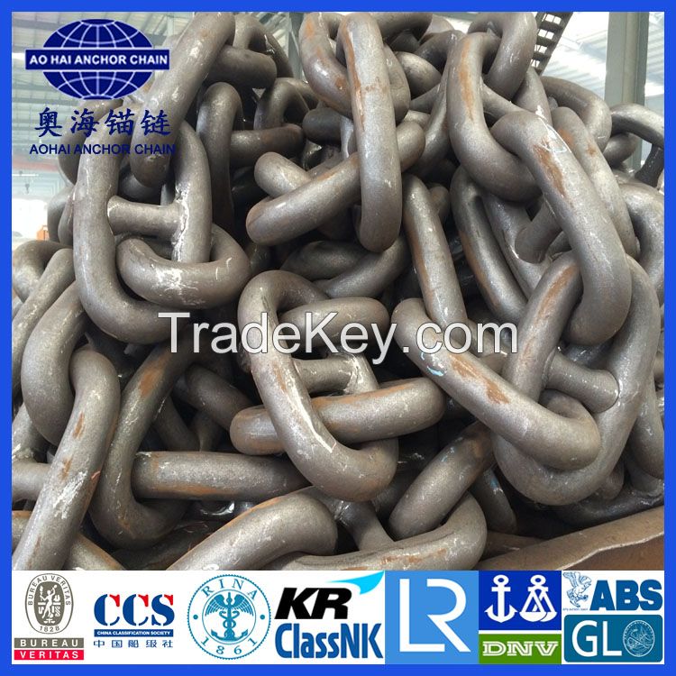 12.5~162MM FLASH BUTT WELDED ANCHOR CHAIN CABLES