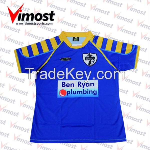 Custom sublimation rugby jersey