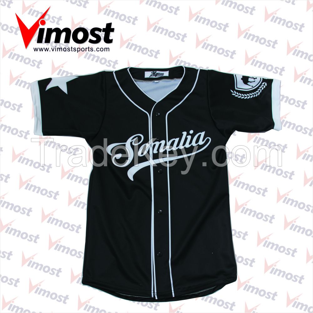 Custom sublimation baseball shirt