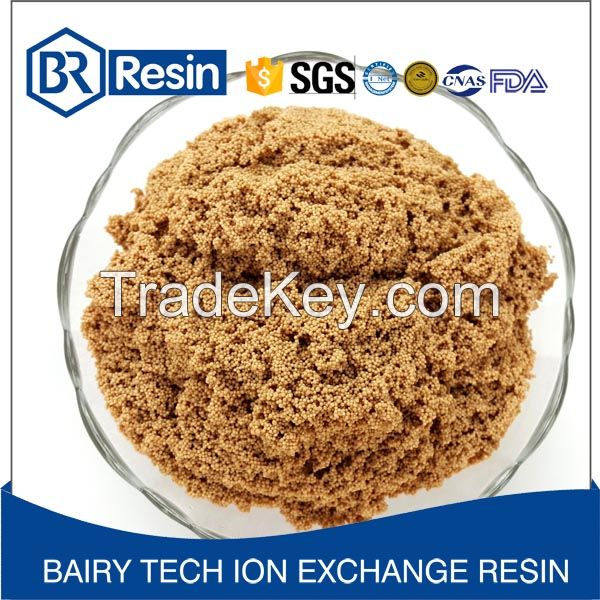 Water purifying strong acidic cation ion exchange water clear epoxy resin