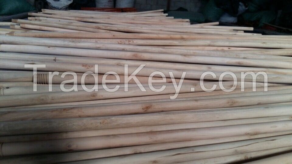 Natural Wooden Broom Stick / Natural wooden broom handle