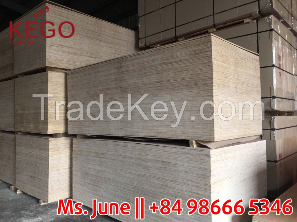 High quality furniture grade eucalyptus core 18mm plywood