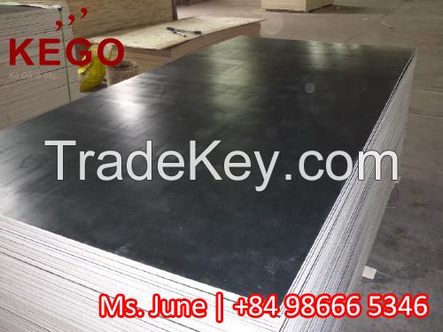 Concrete film face plywood/hard wood core plywood for construction