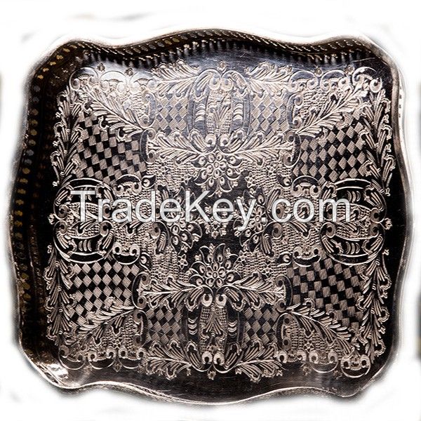 Welcoming Tray (Nickel plated copper tray)