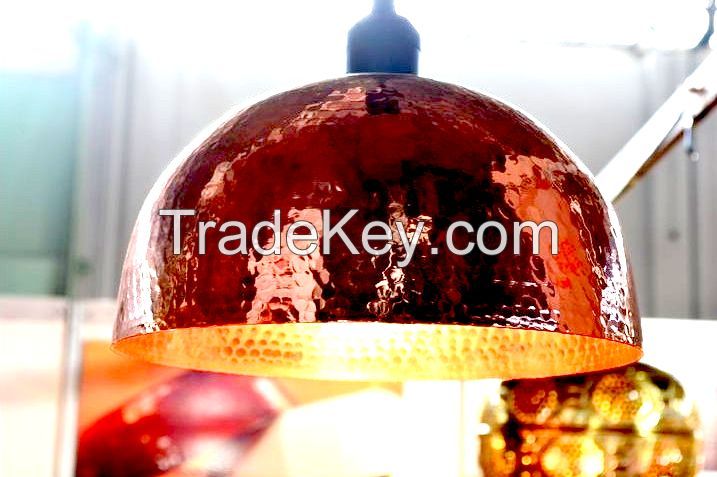 Copper Lamp Shade Light 