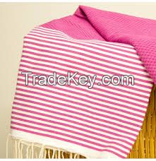 Fouta Turkish Bath (Hammam Spa) Towel 100% Cotton (Origin: tunisia) All colors