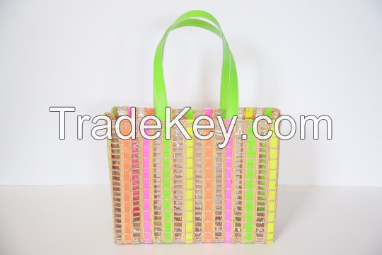 Multicolor beach bag by CARAVAN SERAIL