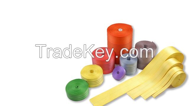 Webbing strap for lifting