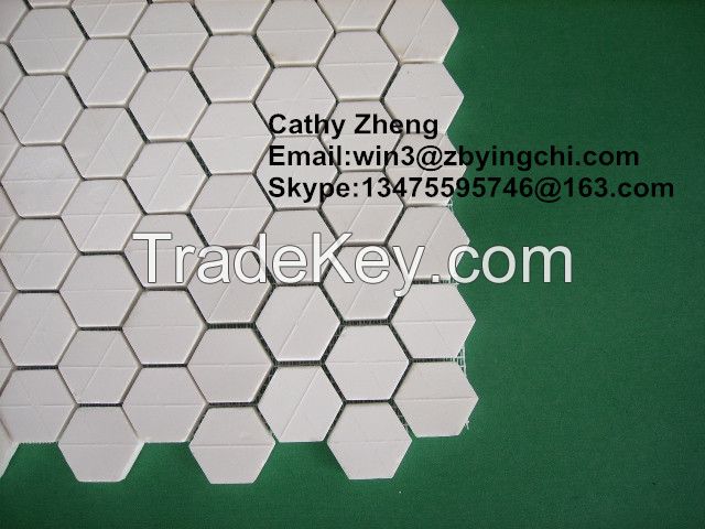 Hexagon Alumina Ceramic Lining Sheet 