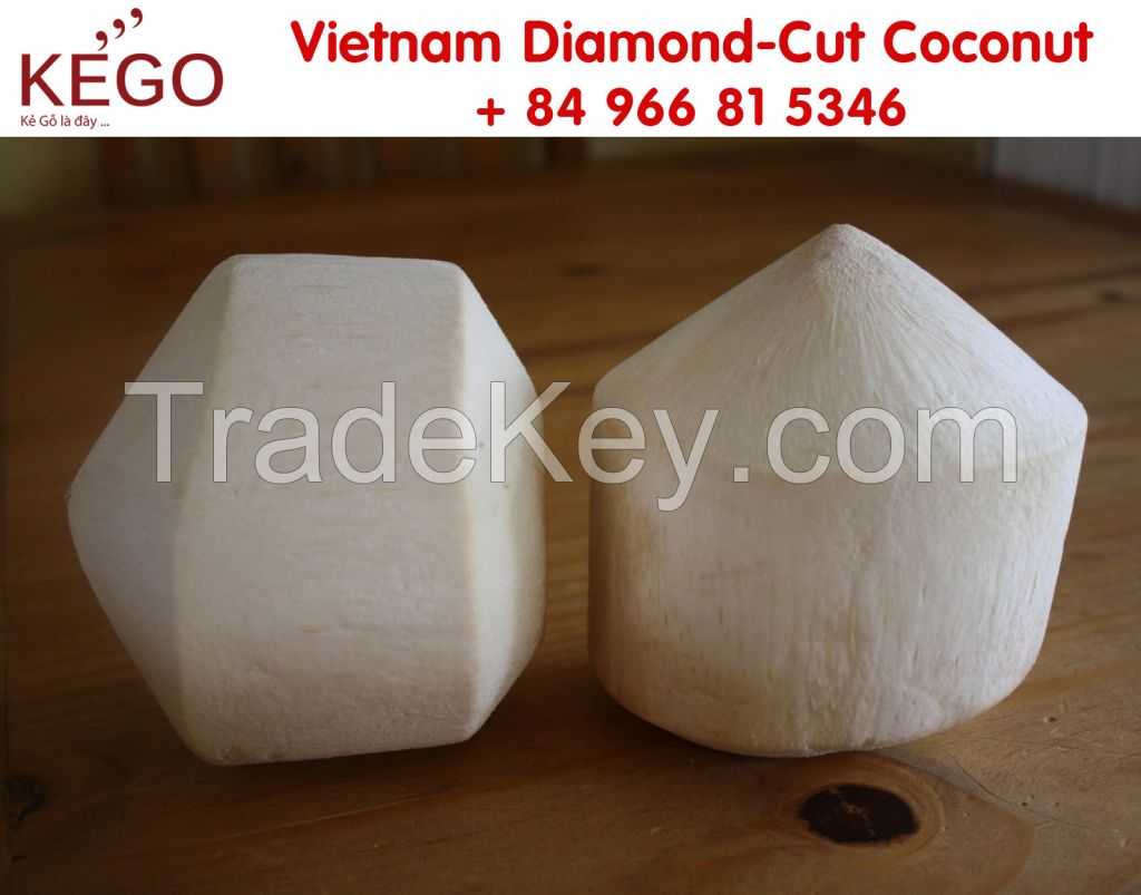 New Crop Diamond-Cut Coconut From Vietnam For Sale