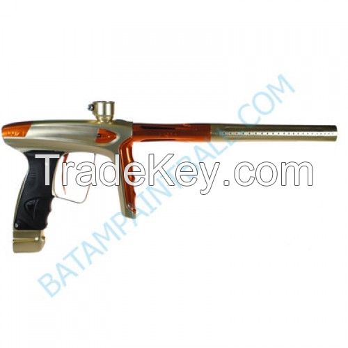 New DLX LUXE ICE Paintball Marker Gun - Dust Gold Polished Orange