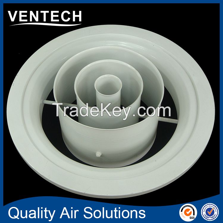 Hvac system aluminum round ceiling diffuser