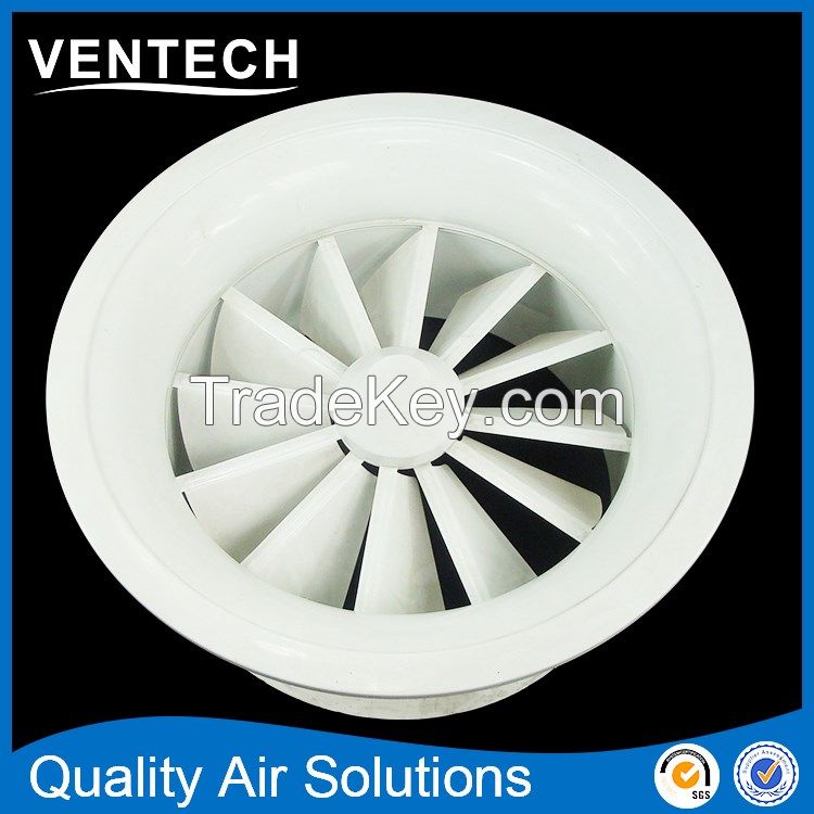 Hvac system aluminum round ceiling diffuser