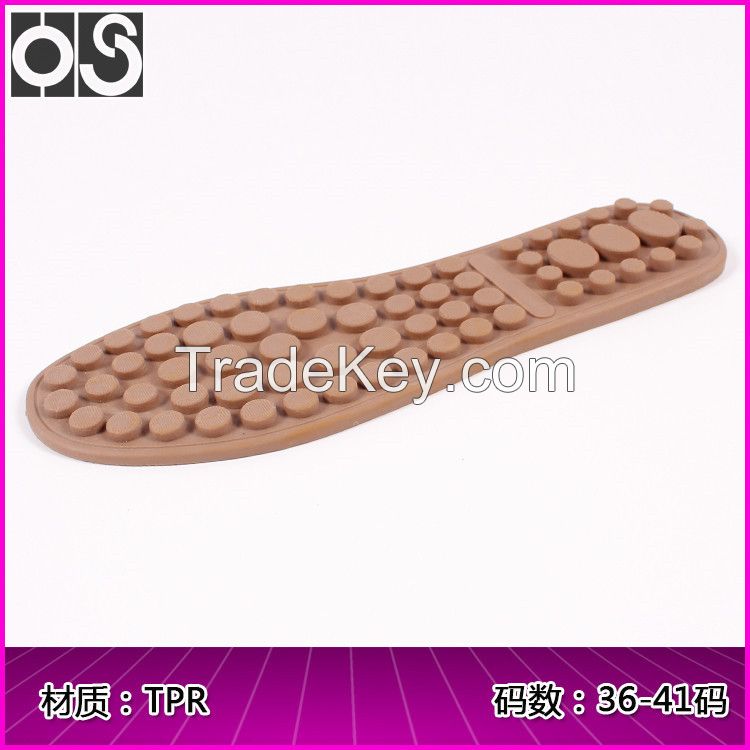 Huasu Flexible non-slip high-quality TPR soles Casual sports Peas sole