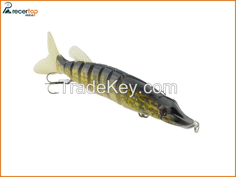 8 Section lures fishing lures for Soft tail trout