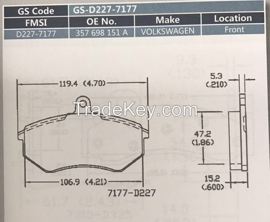 Front Brake Pad