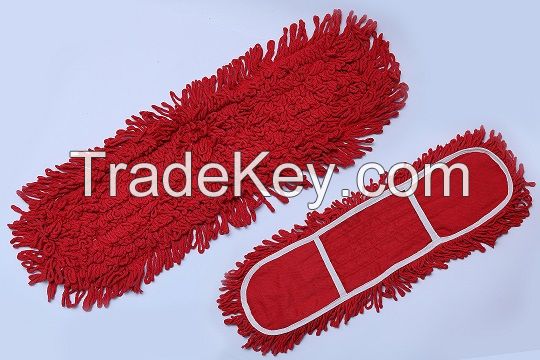 Cotton Red Dust mop  Looped