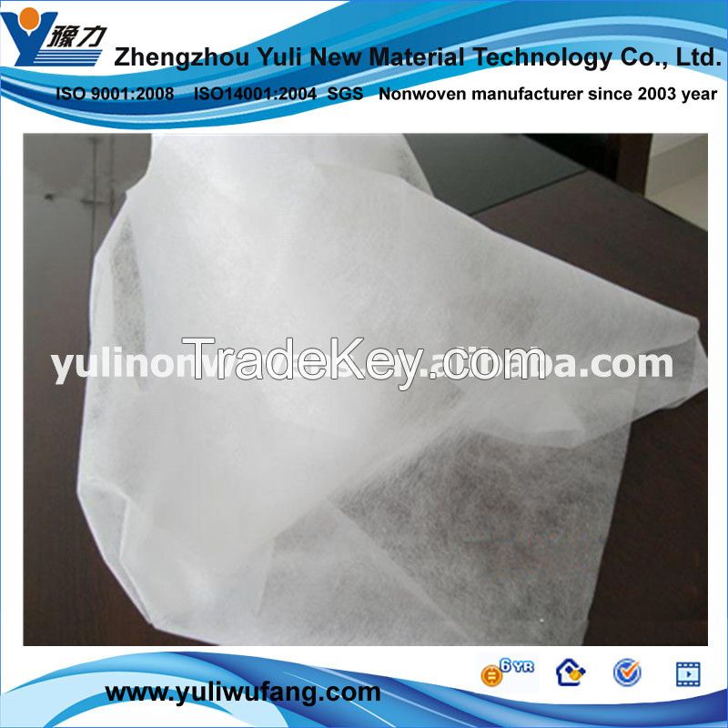 White spunbonded nonwoven fabrics for Diaper with CE