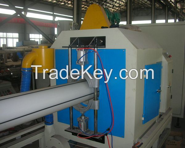 PE HDPE plastic water culvert pipe making machine extrusion line