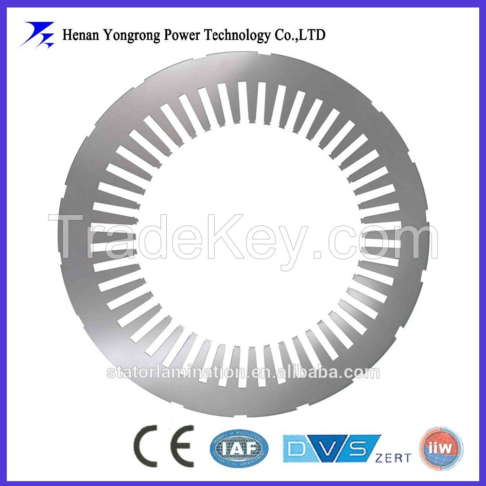 laminated steel sheet of high voltage motor