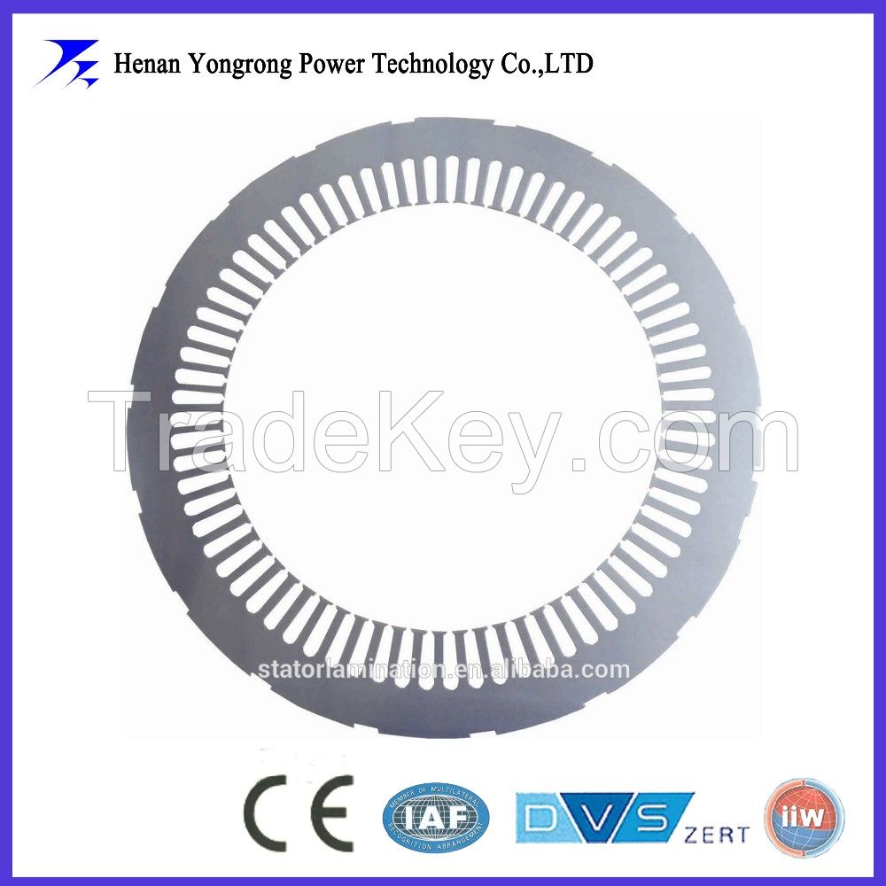 laminated steel sheet of high voltage motor