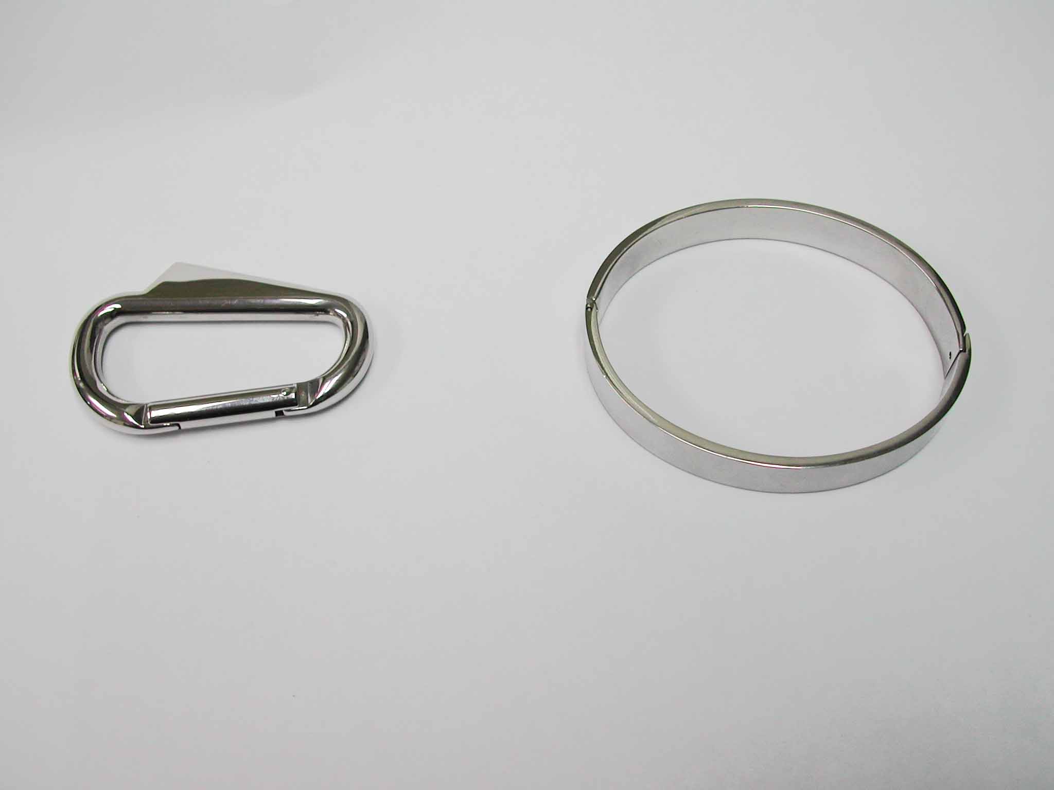 bangle and clasp w/stainless steel